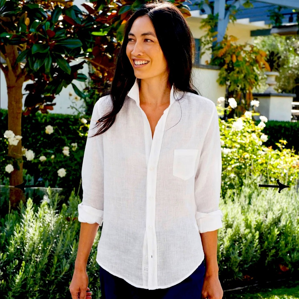 Frank and Eileen linen button up shirt